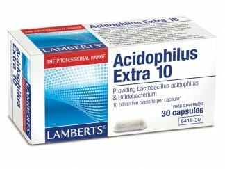 Lamberts Acidophilus Extra 10 Συμπλήρωμα Διατροφής για Άτομα που Πάσχουν από Διαταραχή της Ισορροπίας της Εντερικής Χλωρίδας - 30 tabs