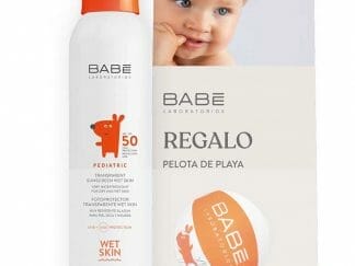 Babe Πακέτο Προσφοράς Pediatric Transparent Sunscreen Wet Skin Spf50 Παιδικό Διάφανο Αντηλιακό Σπρέι Προσώπου, Σώματος Υψηλής Προστασίας, 200ml & Δώρο Παιδική Φουσκωτή Μπάλα Θαλάσσης 1 Τεμάχιο
