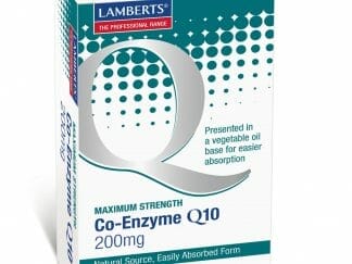 Lamberts Co-Enzyme Q10 Συμπλήρωμα Διατροφής με Ευεργετικές Ιδιότητες για την Καρδιά και το Ανοσοποιητικό Σύστημα 200mg 60Caps
