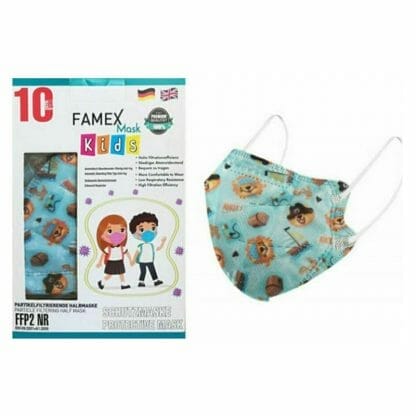 Famex Mask Kids Παιδικές Μάσκες Προστασίας μιας Χρήσης FFP2 NR Pirates 10 Τεμάχια