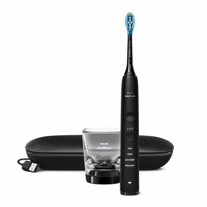 Philips Sonicare 9000 Diamond Clean Black Ηλεκτρική Οδοντόβουρτσα Προηγμένης Τεχνολογίας για πιο Λευκά & Υγιή Δόντια
