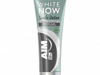 Aim White Now Smile Detox Charcoal Λευκαντική Οδοντόκρεμα για Άμεσα Λευκότερο Χαμόγελο 75ml