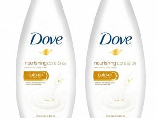 Dove Πακέτο Προσφοράς Nourishing Care & Oil Body Wash Αφρόλουτρο για Μεταξένια Επιδερμίδα από το Πρώτο Ντους 2x500ml 1+1 Δώρο