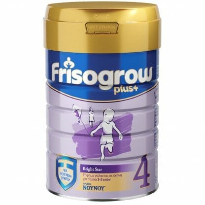 Nounou Frisogrow 4 Plus+ Ρόφημα Γάλακτος σε Σκόνη για Παιδιά Ηλικίας 3 Έως 5 Ετών 400gr