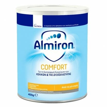 Nutricia Almiron Comfort Ειδικό Γάλα για τη Διατροφική Διαχείριση των Κολικών & της Δυσκοιλιότητας, Βρέφη Από τη Γέννηση 400ml