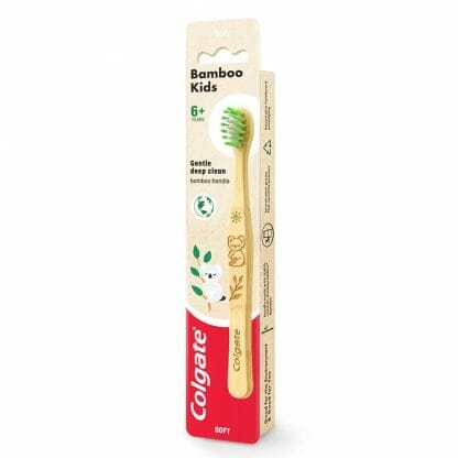 Colgate Bamboo Kids Οδοντόβουρτσα για Παιδιά 6+ Χρονών, 1 Τεμάχιο