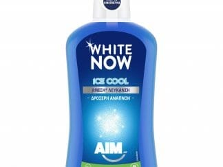 Aim White Now Ice Cool Mouthwash Στοματικό Διάλυμα για Άμεση Λεύκανση & Δροσερή Αναπνοή 500ml