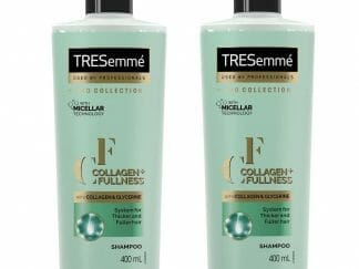 TRESemme Πακέτο Προσφοράς Collagen & Fullness Shampoo με Κολλαγόνο για Περισσότερο Όγκο στα Λεπτά Μαλλιά 2x400ml 1+1 Δώρο