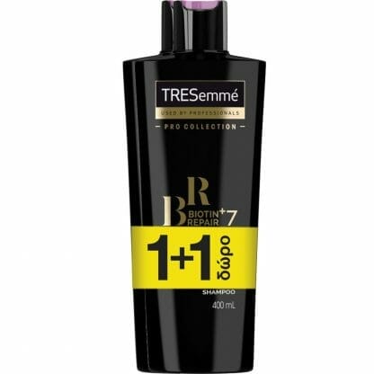 TRESemme Πακέτο Προσφοράς Biotin+Repair 7 Shampoo Προστατευτικό Σαμπουάν Κατά της Θερμότητας για Ταλαιπωρημένα Μαλλιά 2x400ml