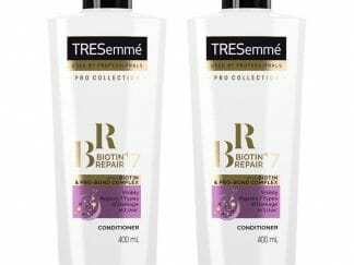 TRESemme Πακέτο Προσφοράς Biotin+Repair 7 Conditioner Μαλακτική Κρέμα Μαλλιών Αναδομεί τα Ταλαιπωρημένα Μαλλιά 2x400ml 1+1 Δώρο