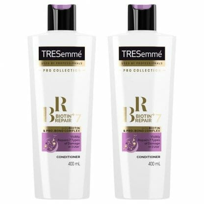 TRESemme Πακέτο Προσφοράς Biotin+Repair 7 Conditioner Μαλακτική Κρέμα Μαλλιών Αναδομεί τα Ταλαιπωρημένα Μαλλιά 2x400ml 1+1 Δώρο