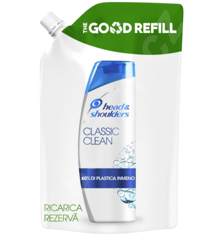 Head & Shoulders Classic Clean Αντιπιτυριδικό Σαμπουάν(Ανταλλακτικό) 480ml