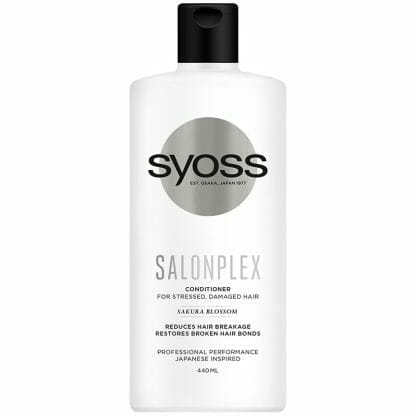 Syoss Conditioner Salonplex Επαγγελματική Μαλακτική Κρέμα, Αναδομεί Εσωτερικά την Τρίχα στα Ταλαιπωρημένα από Βαφές Μαλλιά 440ml