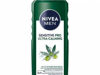 Nivea Men Sensitive Pro Ultra Calming Shower Face, Body & Hair Gel with Hemp Seed Oil Ανδρικό Αφρόλουτρο σε Μορφή Gel για Πρόσωπο, Σώμα & Μαλλιά 500ml