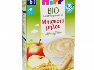Hipp Bio Κρέμα Δημητριακών με Μπισκότο Μήλου Χωρίς Προσθήκη Ζάχαρης από τον 6ο 250gr