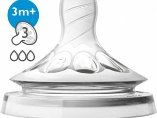 Avent Θήλες Σιλικόνης Natural 3 Οπών - Χωρίς BPA 2 τμχ SCF043/27