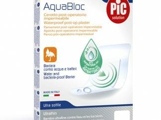 Pic Solution Aquabloc Waterproof Post-op Plaster Αδιάβροχο Αυτοκόλλητο Μετεγχειρητικό Επίθεμα με Αντιβακτηριακό Μαξιλαράκι 5 Τεμάχια - 10cm x 8cm