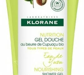 KLORANE Nourishing Shower Gel with Organic Cupuacu Butter & Eau De Yuzu Τζελ Ντους με Βούτυρο Cupuacu & Νερό Yuzu 200ml