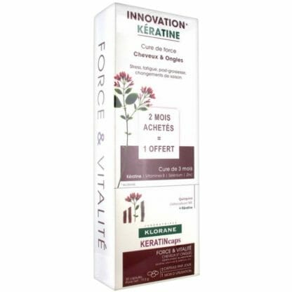 KLORANE PROMO 2+1 ΔΩΡΟ KERATIN 3x30caps