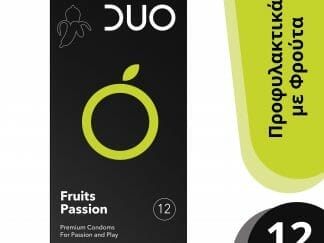 Duo Flavoured Fruits Passion Προφυλακτικά Με Γεύσεις 12 τεμάχια