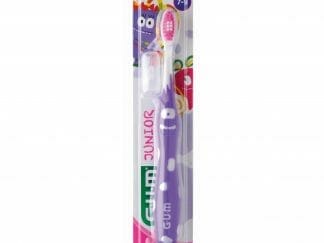 Gum Junior Soft Παιδική Οδοντόβουρτσα με Βεντούζα Στερέωσης 6+ ετών (902) - μωβ