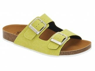 Scholl Shoes Greeny Malaren Lime Γυναικεία Καλοκαιρινά Ανατομικά Παπούτσια Χαρίζουν Σωστή Στάση & Φυσικό Χωρίς Πόνο Βάδισμα 1 Ζευγάρι - 38