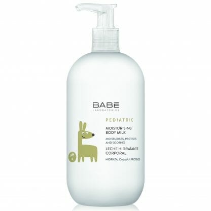 Babe Pediatric Moisturising Body Milk Ενυδατικό Γαλάκτωμα Σώματος για την Ευαίσθητη Βρεφική - Παιδική Επιδερμίδα 500ml
