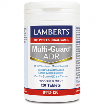 Lamberts Multi-Guard ADR Συμπλήρωμα Διατροφής για την Αντιμετώπιση της Ψυχολογικής και Σωματικής Κόπωσης 120 tabs