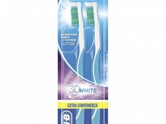 Oral-B 3DWhite Χειροκίνητη Οδοντόβουρτσα 35 Μέτρια 2τεμάχια