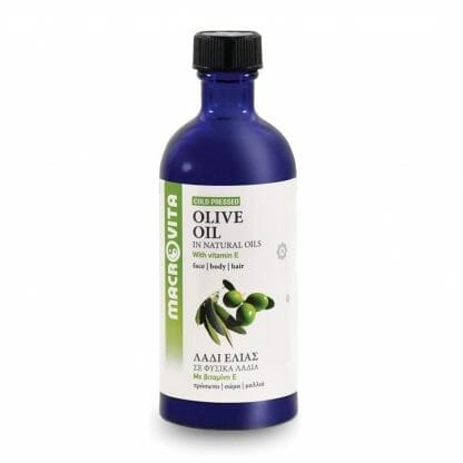 Macrovita Λάδι Ελιάς Για Αντιοξειδωτική Αντιγηραντική Και Ενυδατική Δράση 100ml