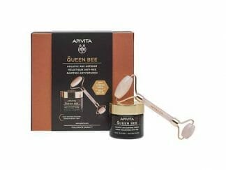 APIVITA Queen Bee Kρέμα Ημέρας Ολιστικής Αντιγήρανσης Πλούσιας Υφής 50ml & Face Roller 1τεμ