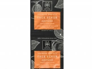 APIVITA Express Beauty Scrub για Ήπια Απολέπιση με Βερύκοκο 2x8ml