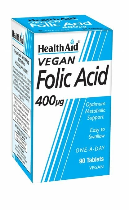 HEALTH AID Folic Acid 400μg 90 Ταμπλέτες