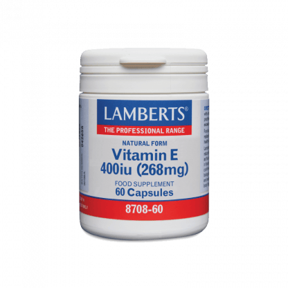 LAMBERTS NATURAL FORM VITAMIN E 400IU 60CAPS