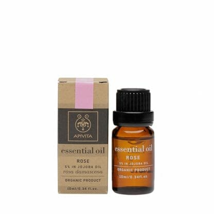 APIVITA Essential Oil Τριαντάφυλλο 10% Διάλυμα σε Λάδι Jojoba 10ml