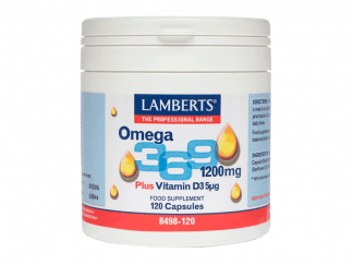 LAMBERTS Omega 3-6-9 1.200mg Συνδυασμός Λιπαρών Οξέων 120caps