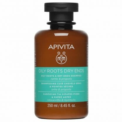 APIVITA Oily Roots Dry Ends Shampoo Με Τσουκνίδα & Πρόπολη 250ml