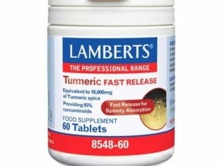 LAMBERTS Turmeric Fast Release Συμπλήρωμα Διατροφής με Κουρκουμά 60tabs