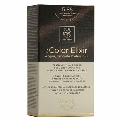 APIVITA My Color Elixir 5.85 Καστανό Ανοιχτό Περλέ Μαόνι 75ml