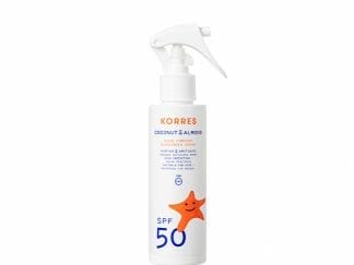 KORRES Παιδικό Αντηλιακό Spray για Πρόσωπο & Σώμα Καρύδα & Αμύγδαλο SPF50 150ml