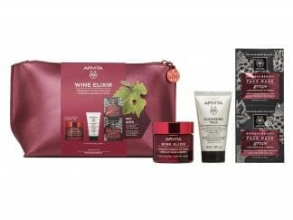 APIVITA Promo Wine Elixir Αντιρυτιδική Κρέμα για Σύσφιξη & Lifting Ελαφριάς Υφής 50ml με ΔΩΡΟ Μίνι Γαλάκτωμα 3 σε 1 για Πρόσωπο & Μάτια με Χαμομήλι & Μέλι 50ml & Αντρυριτιδική & Συσφιγκτική Μάσκα με Σταφύλι 2x8ml