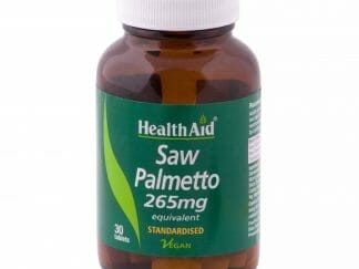 Health Aid Saw Palmetto Berry Extract Tablets Διουρητικές Ιδιότητες και Αντισηπτική Δράση 30tabs