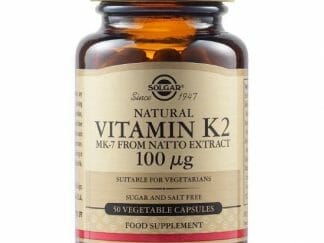 SOLGAR Natural Vitamin K2 (MK-7) 100µg 50veg caps