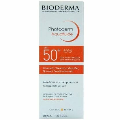 BIODERMA Photoderm Max SPF50+ Aquafluide για Κανονικές/Μικτές Επιδερμίδες 40ml