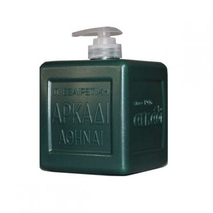 Αρκάδι Υγρό Πράσινο Σαπούνι χεριών 500ml με αντλία και αντιβακτηριδιακή δράση