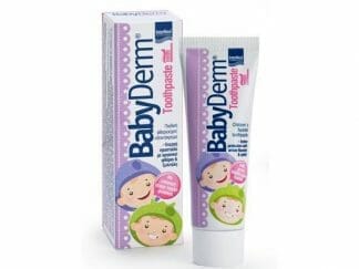 Intermed Babyderm Toothpaste 1000 ppm Φθοριούχος οδοντόκρεμα για την φροντίδα των παιδικών δοντιών 50ml