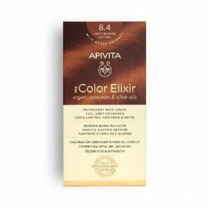 APIVITA Μy Color Elixir ΒΑΦΗ ΜΑΛΛΙΩΝ ΞΑΝΘΟ ΑΝΟΙΧΤΟ ΧΑΛΚΙΝΟ 8.4 50ml