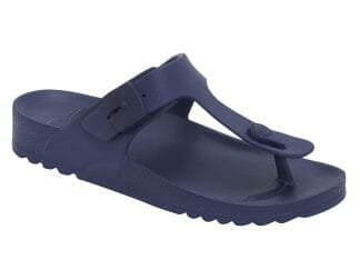 Scholl Shoes Bahia Flip-Flop Navy Blue Γυναικείες Καλοκαιρινές Ανατομικές Παντόφλες, Χαρίζουν Σωστή Στάση & Φυσικό Χωρίς Πόνο Βάδισμα 1 Ζευγάρι - 39
