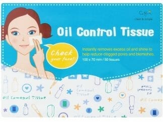 Vican Cettua & Oil Control Tissue, Μαντηλάκια που Απορροφούν την Λιπαρότητα και Μειώνουν τους Φραγμένους πόρους 50τμχ