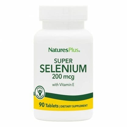 Nature's Plus, Super Selenium Complex 200 mcg Συμπλήρωμα Διατροφής με Σελήνιο με Ισχυρές Αντιοξειδωτικές Ιδιότητες 90 tabs